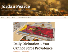 Tablet Screenshot of jordanpearce.com